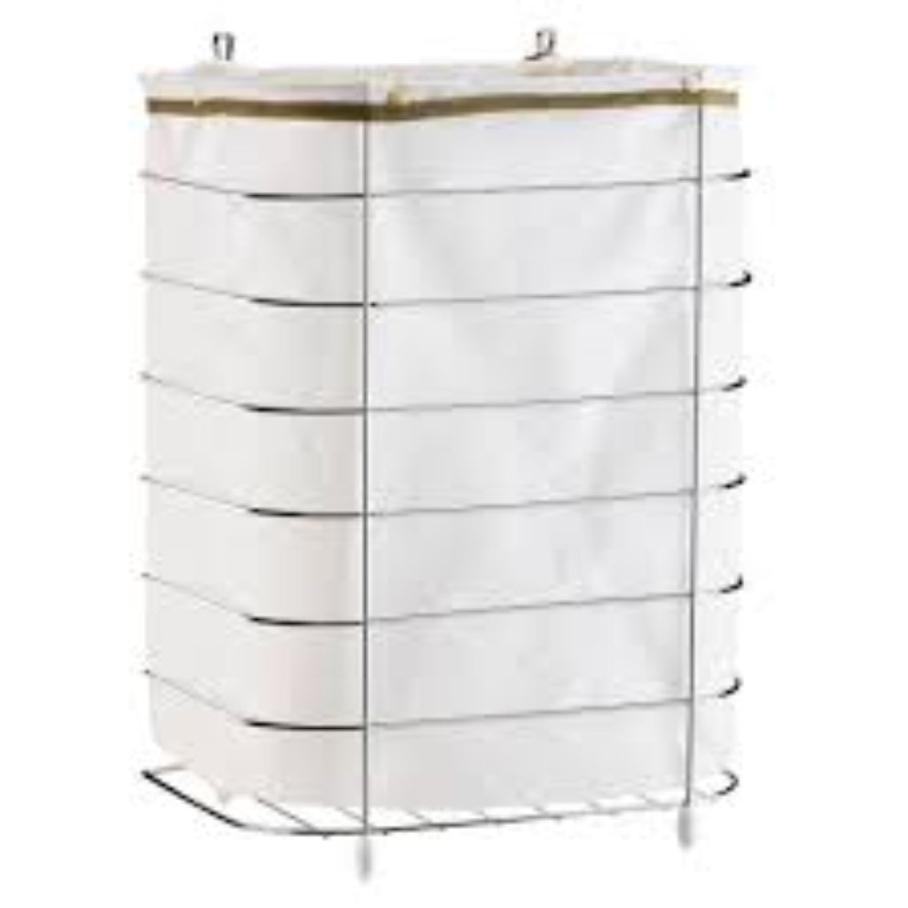 Cesto para ropa sucia de pared y piso - 39x28x55 cm