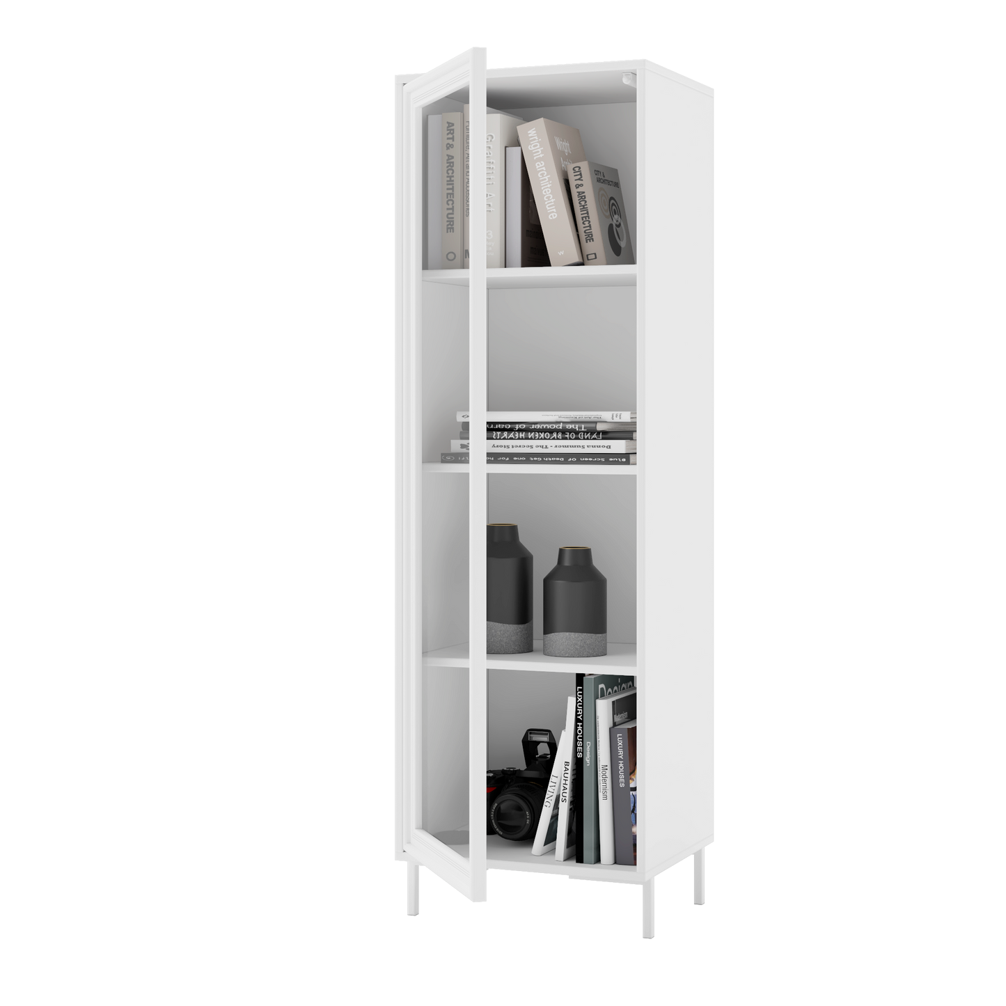 ESTANTE VITRINA ALTA - 1 PUERTA