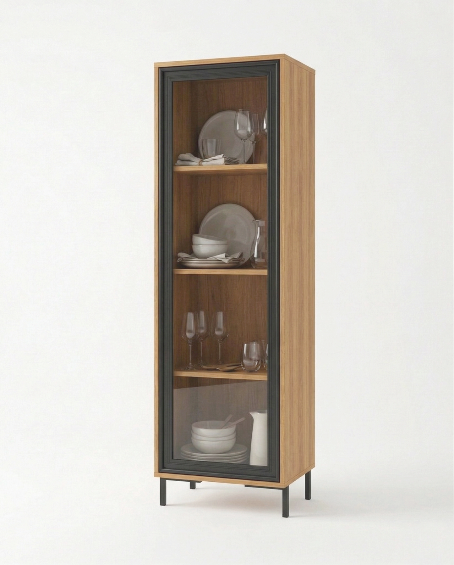 ESTANTE VITRINA ALTA - 1 PUERTA