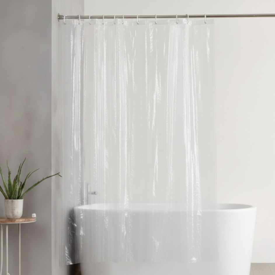 Cortina PVC traslucido