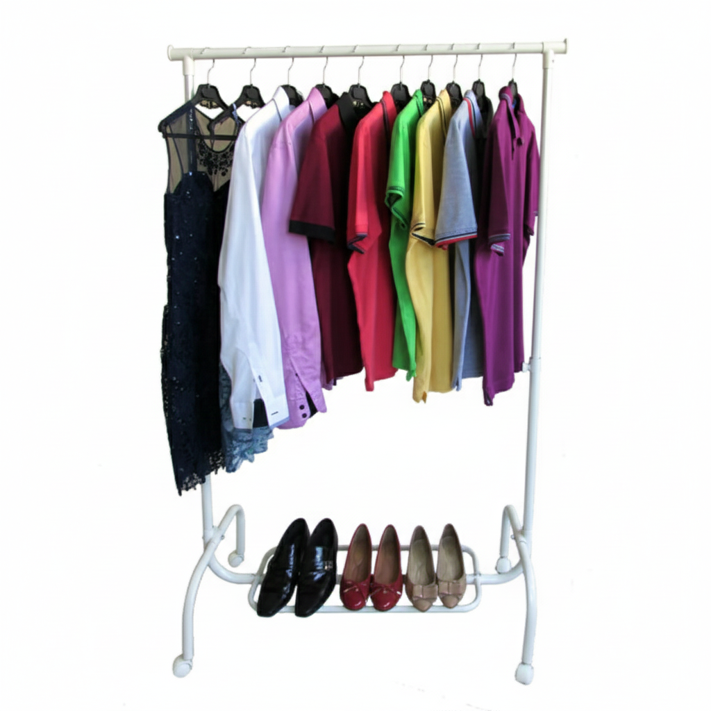 Percheros con ruedas Luxo - 100x40x124/168 cm