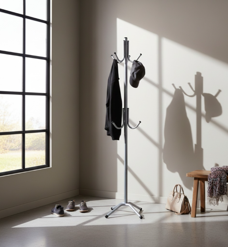 Perchero fijo Utilar - 80x35x140/180 cm