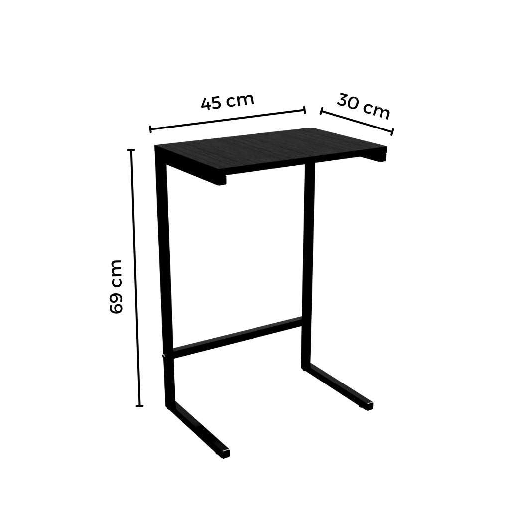Mesa de apoyo Corazzi Delin - 45x30x69 cm