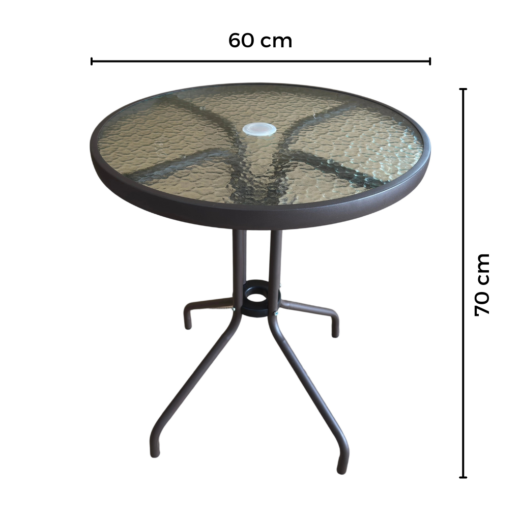 Mesa redonda 60 x 70 cm