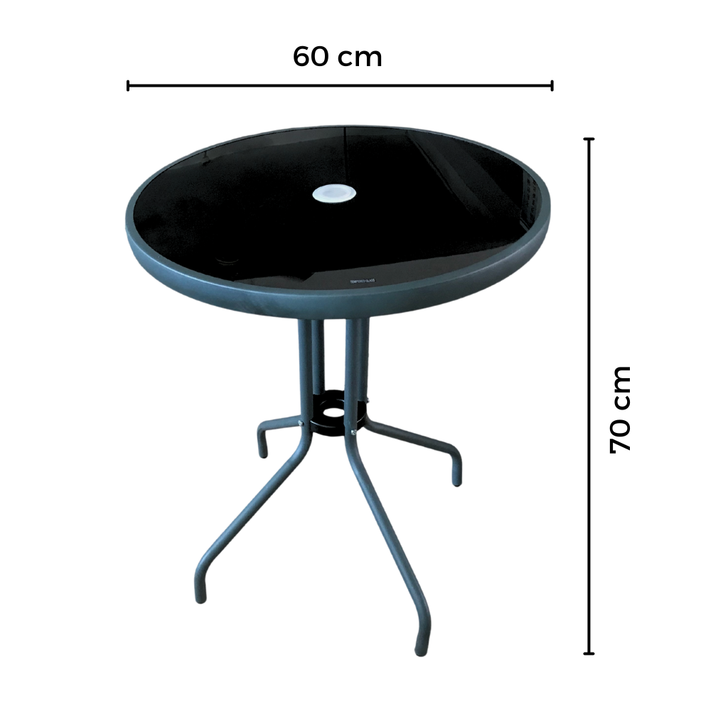 Mesa redonda 60 x 70 cm