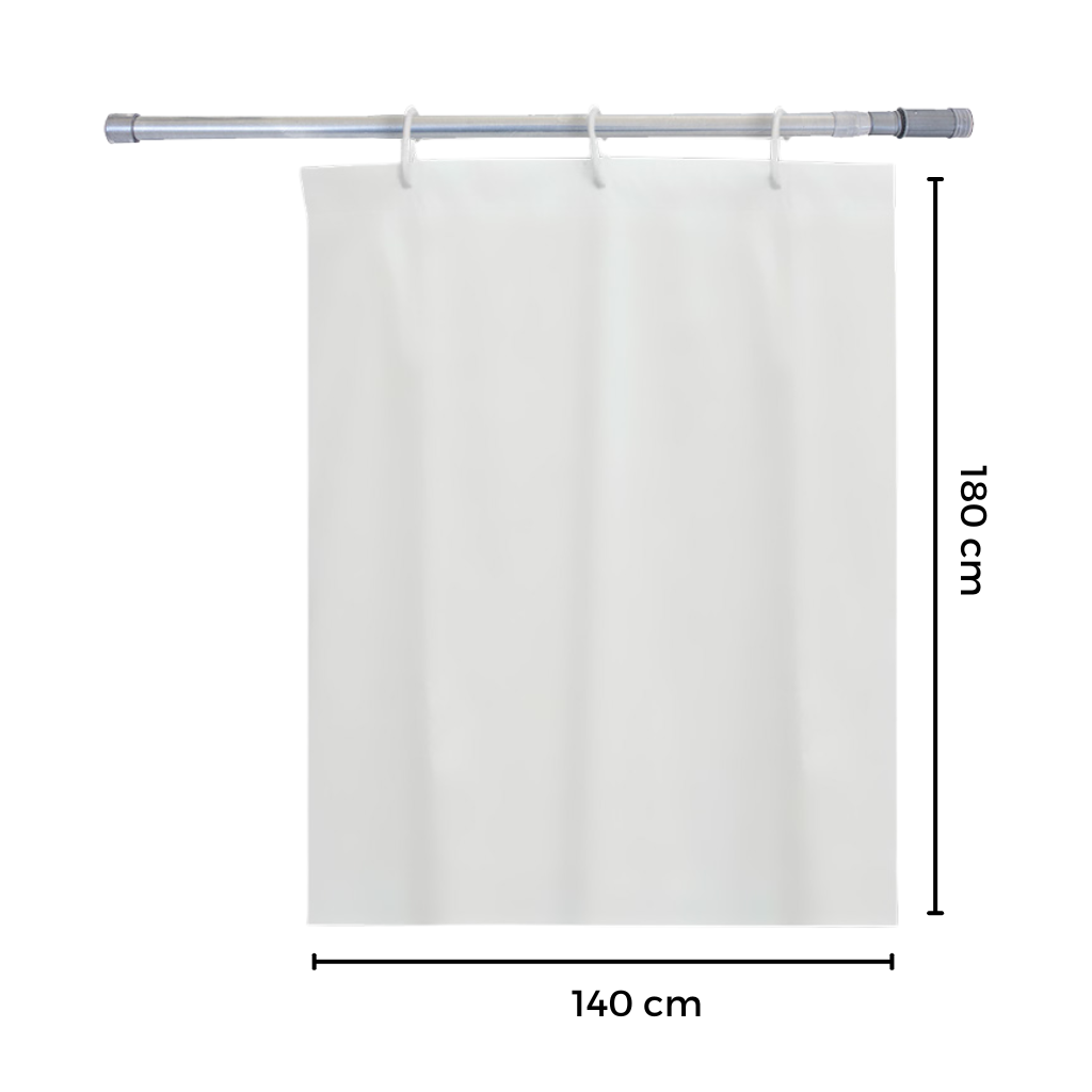 Cortina p/ baño - 138x180 cm