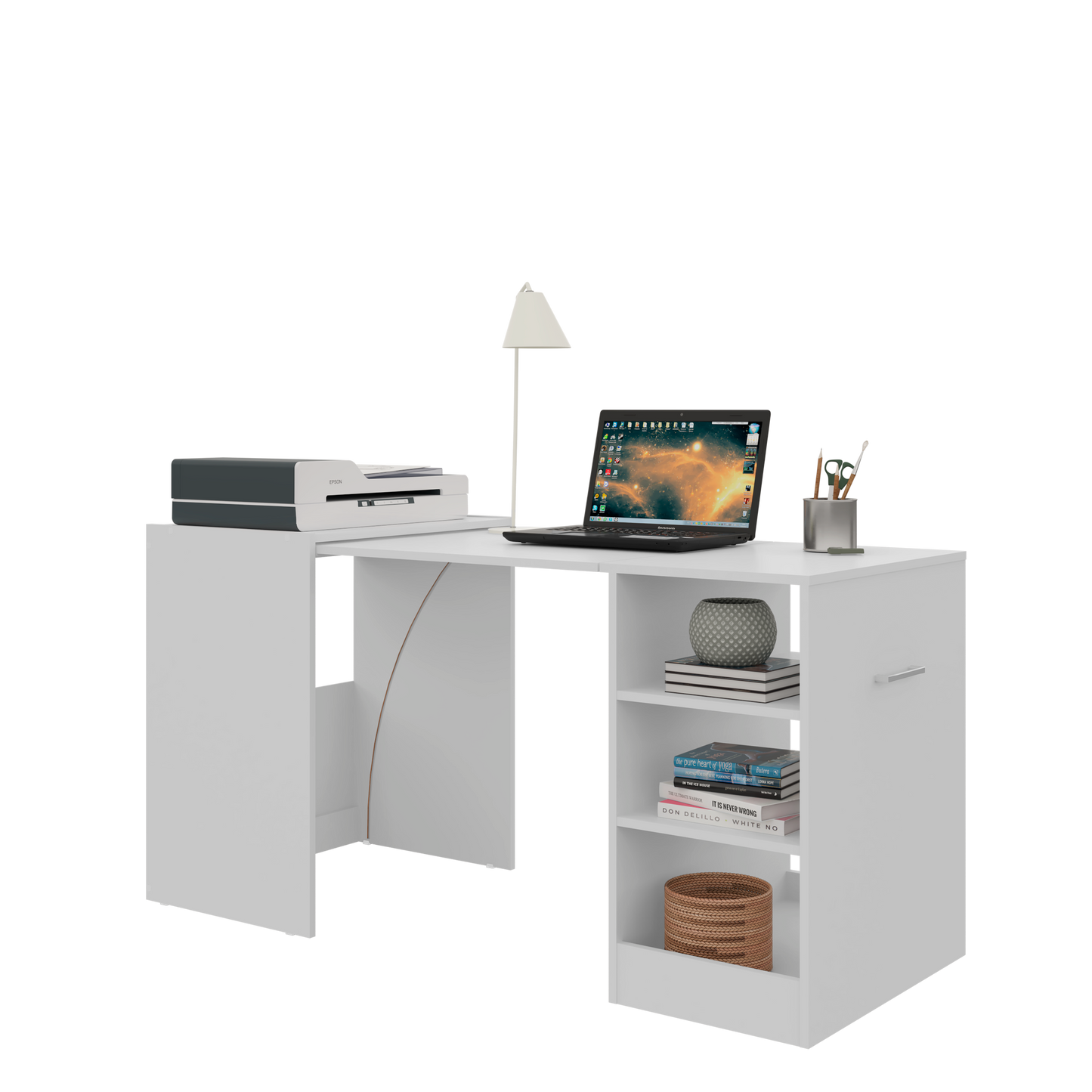 Mesa multiuso retráctil 168x75x59 cm