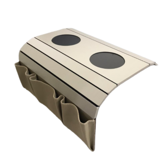 Bandeja para sofá c/ 3 bolsillos - 45x30 cm