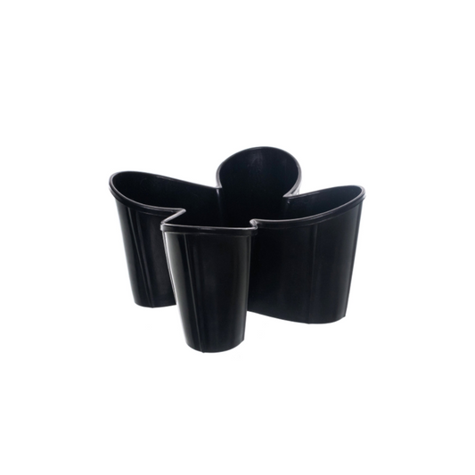 Organizador de controles Color negro - 15x15x8 cm