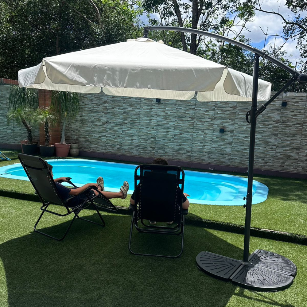 Sombrilla colgante Livia - 300x270 cm