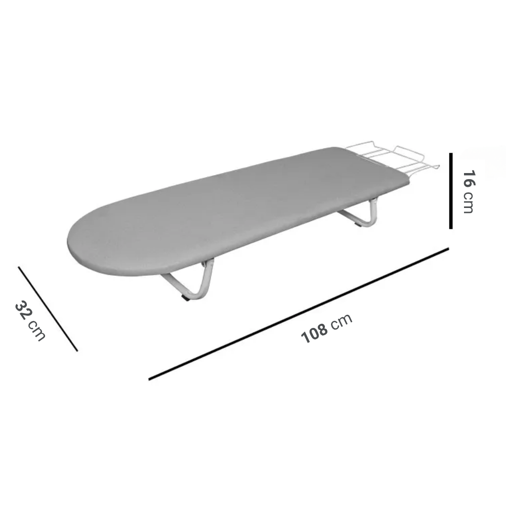 Mesa de planchar portátil - 108x32x16 cm