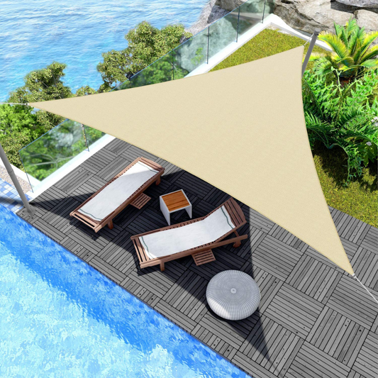 Toldo para sombra triangular 4x4x4 m
