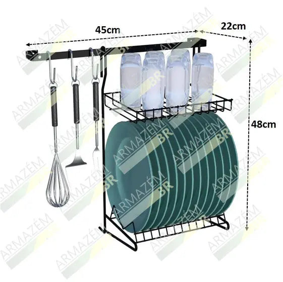 Barral para cocina 01 - B y N - 45x22x48 cm