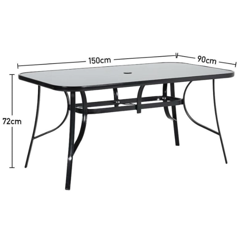 Mesa rectagunlar - 150x95x72 cm