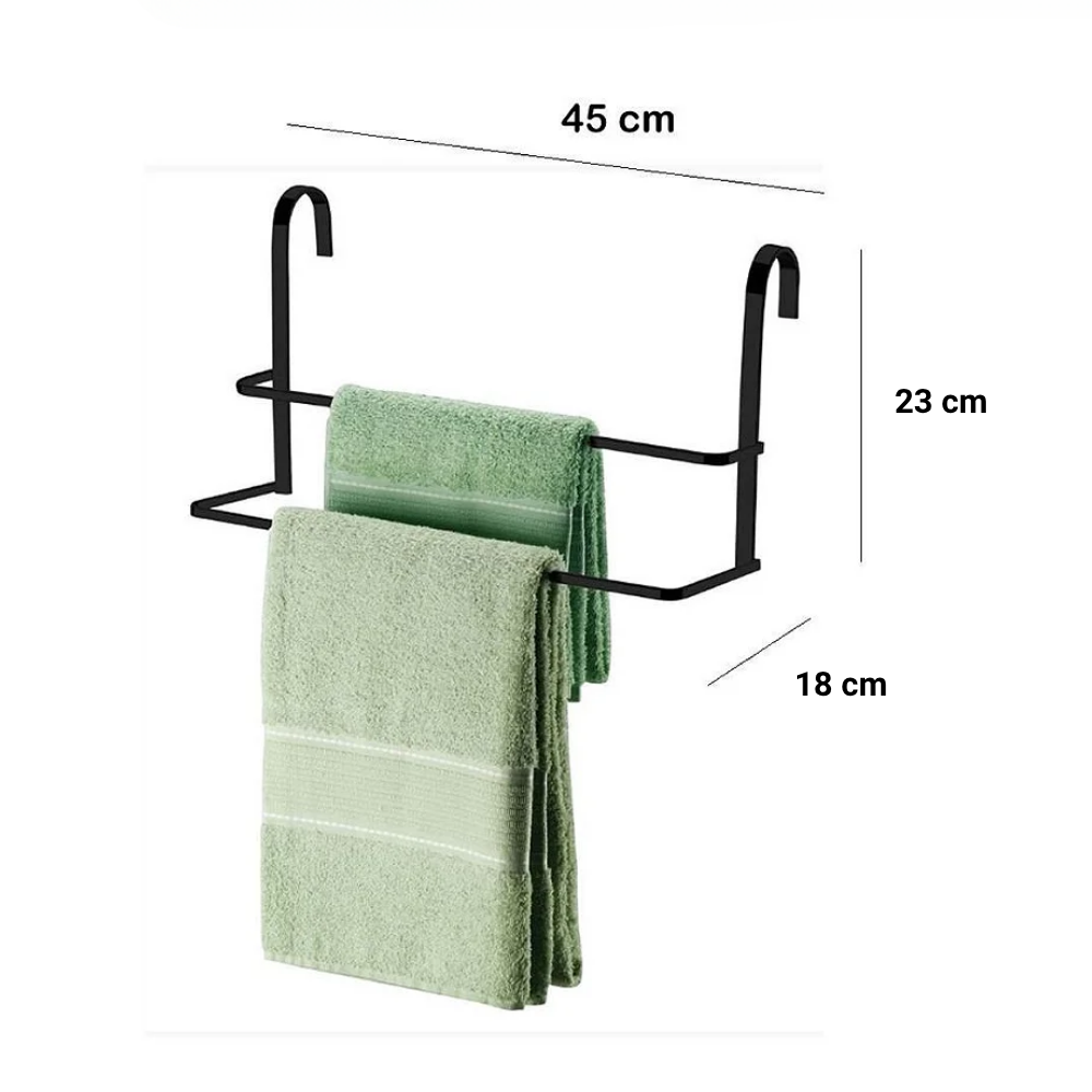 Toallero de box 2 niveles - 18x45x23 cm