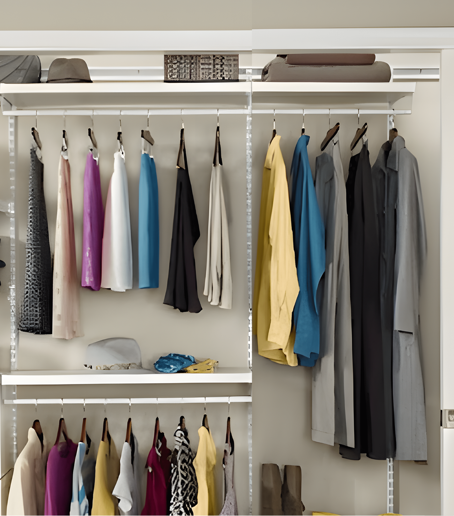 Vestidor de melamina 18 MM 150X210CM - Modelo 4