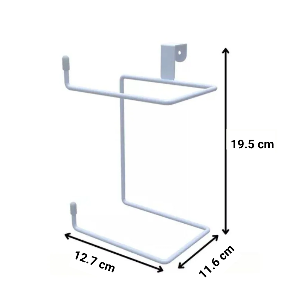 Soporte para rollos de papel p/ cisterna - 12x11x19 cm