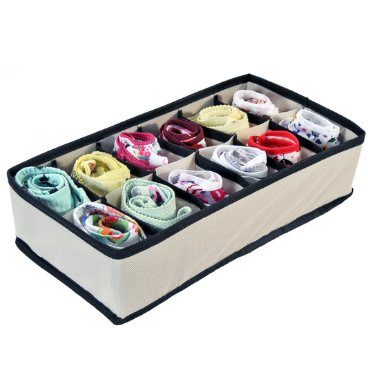 Organizador de tela 12 espacios - 38x18x9 cm