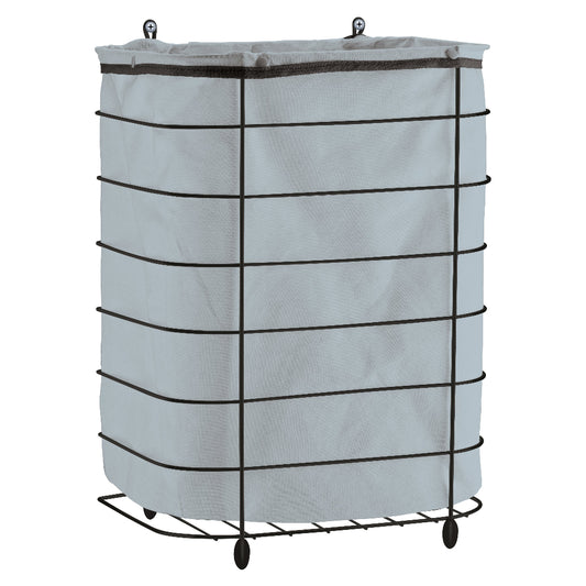 Cesto para ropa sucia de pared y piso - 39x28x55 cm