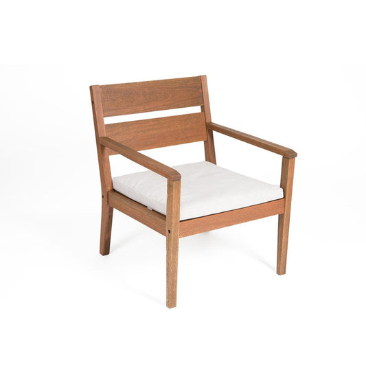 Sillon de madera Verona Single - 78x72x64 cm